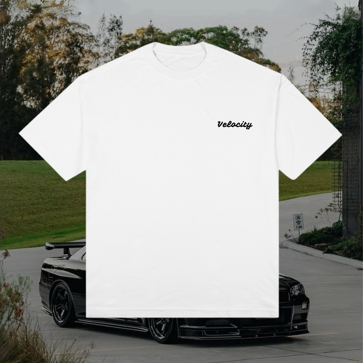 Camiseta ''GT-R R34 BNR'' - Branca